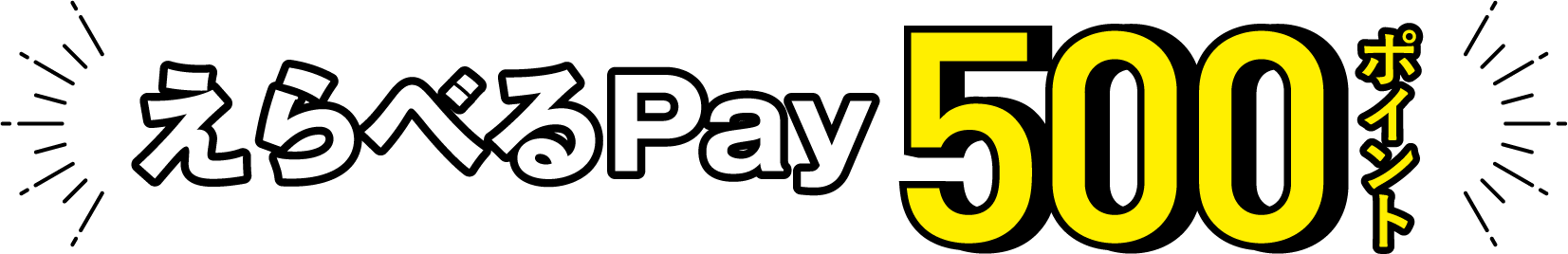 選べるPay500ポイント